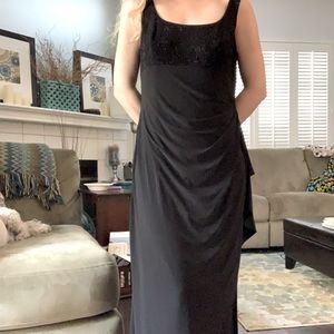 Black Evening Dress- Size 12P